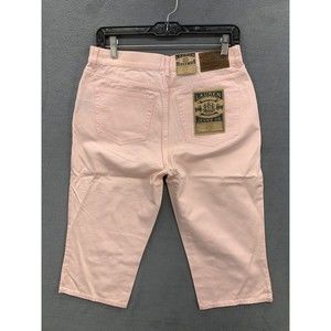 Lauren Ralph Lauren Jeans Classic Mid Calf Chino Shorts Women’s 8 Petite Pink
